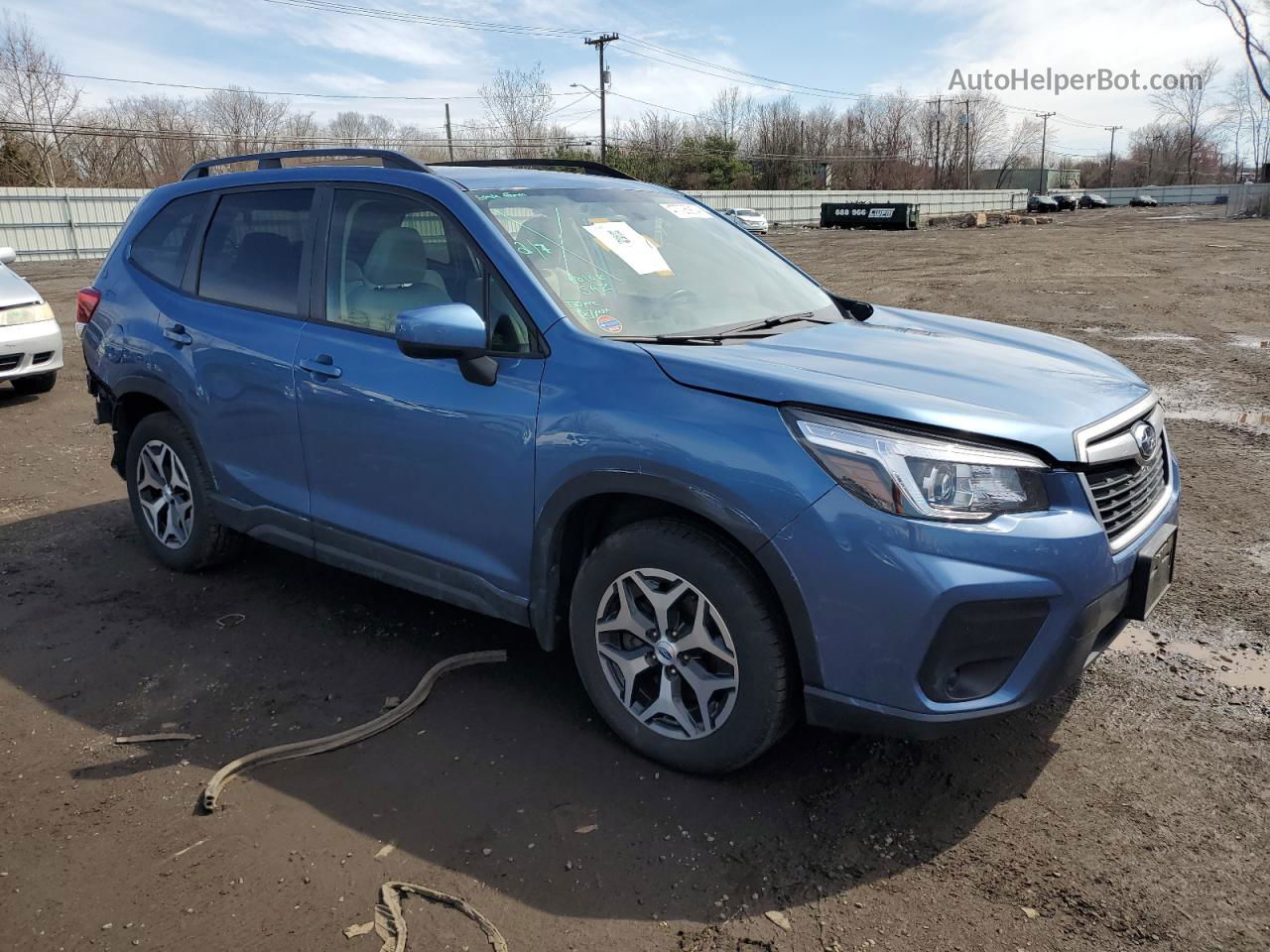 2019 Subaru Forester Premium Blue vin: JF2SKAGC1KH574248