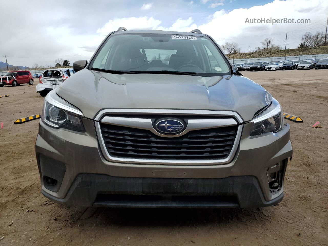 2020 Subaru Forester Premium Brown vin: JF2SKAGC2LH432735