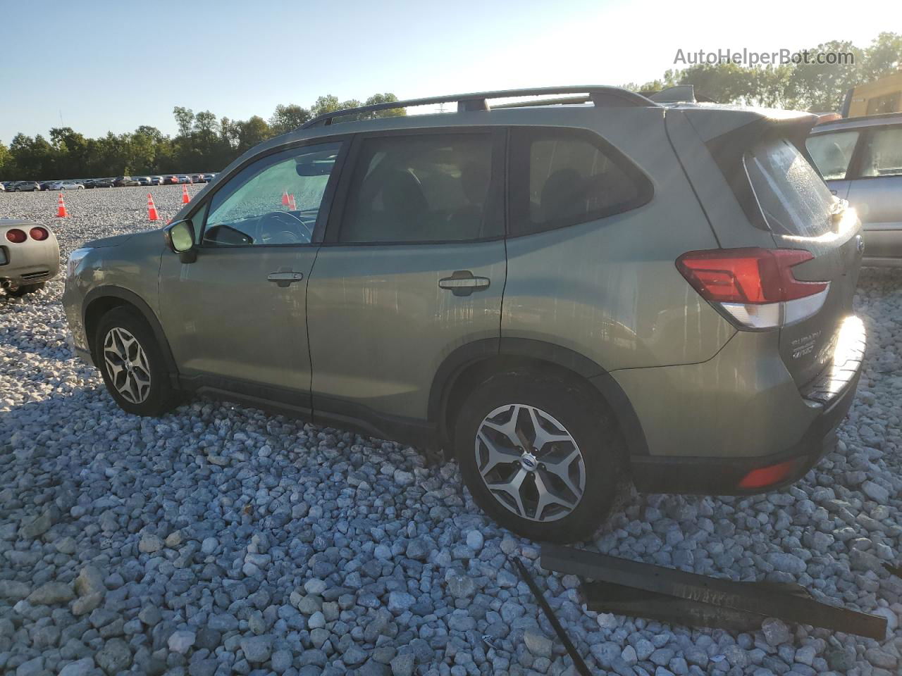 2019 Subaru Forester Premium Green vin: JF2SKAGC3KH412346