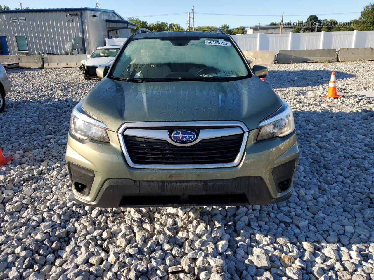 2019 Subaru Forester Premium Green vin: JF2SKAGC3KH412346