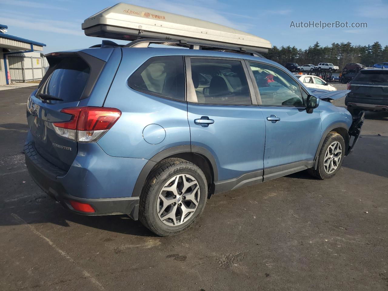 2019 Subaru Forester Premium Blue vin: JF2SKAGC3KH425677