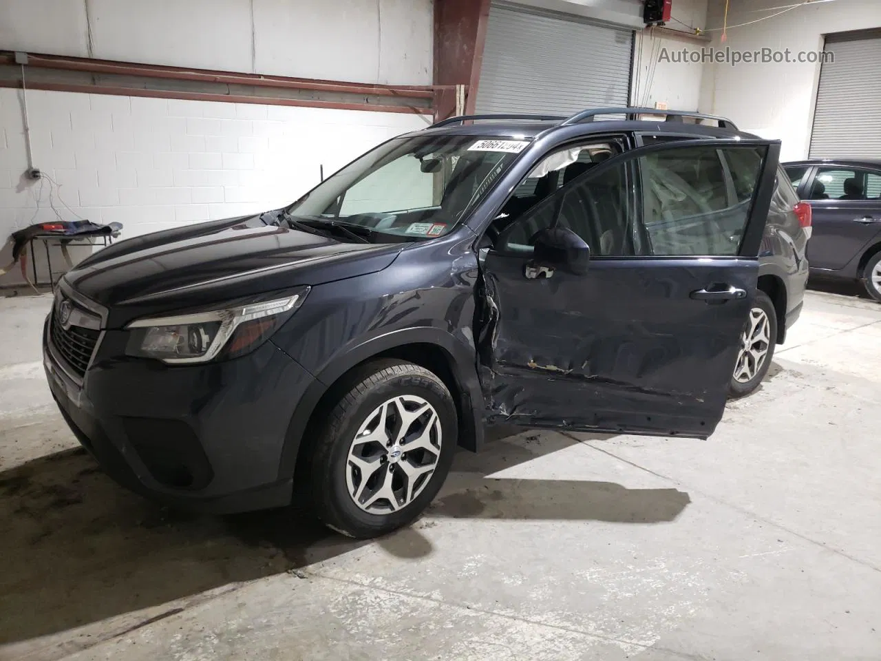 2019 Subaru Forester Premium Blue vin: JF2SKAGC3KH458209