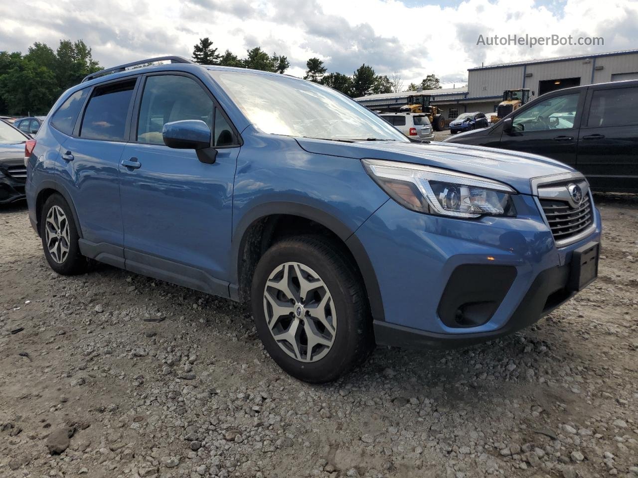 2020 Subaru Forester Premium Синий vin: JF2SKAGC3LH512089