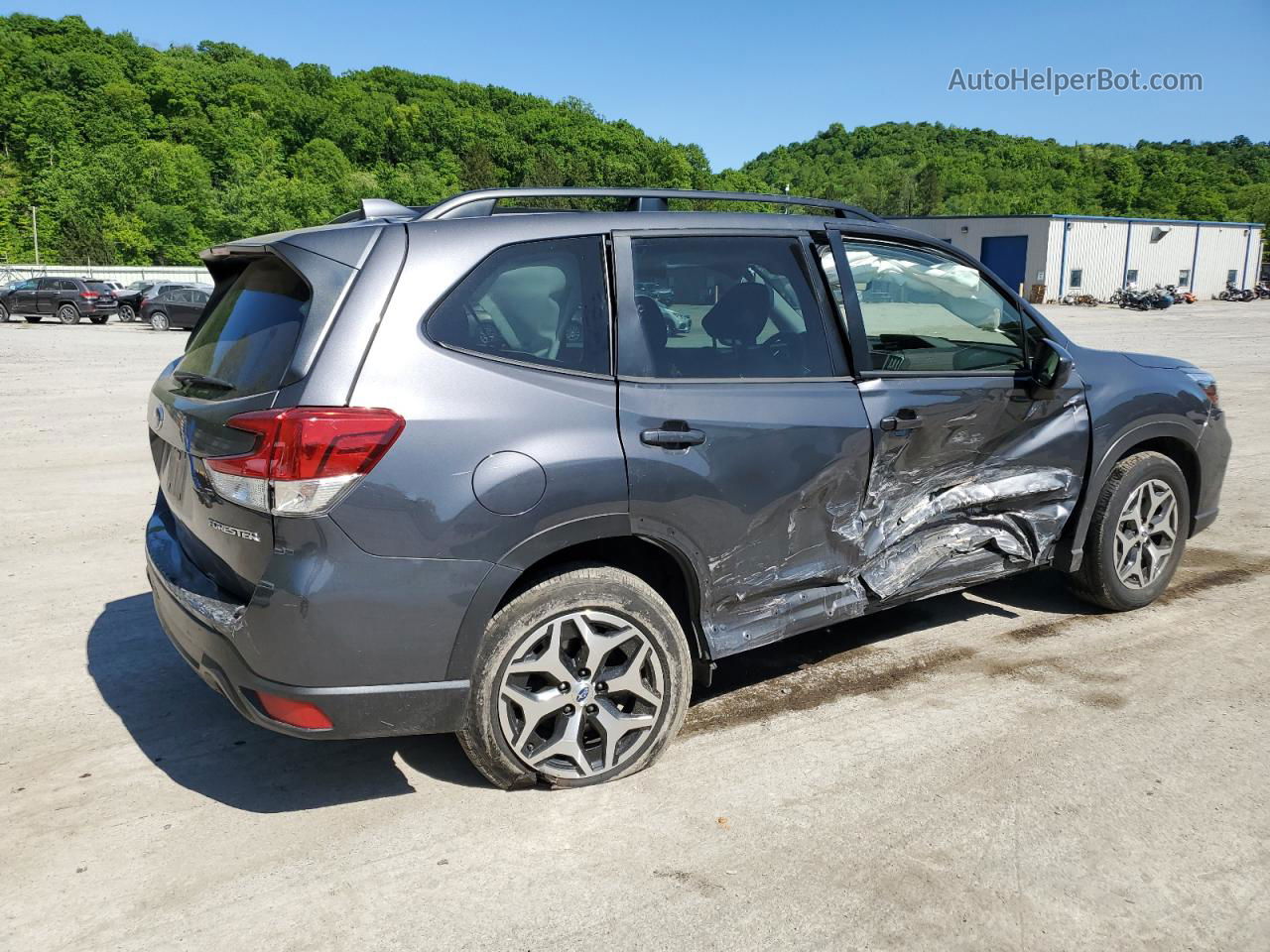 2020 Subaru Forester Premium Gray vin: JF2SKAGC3LH598696