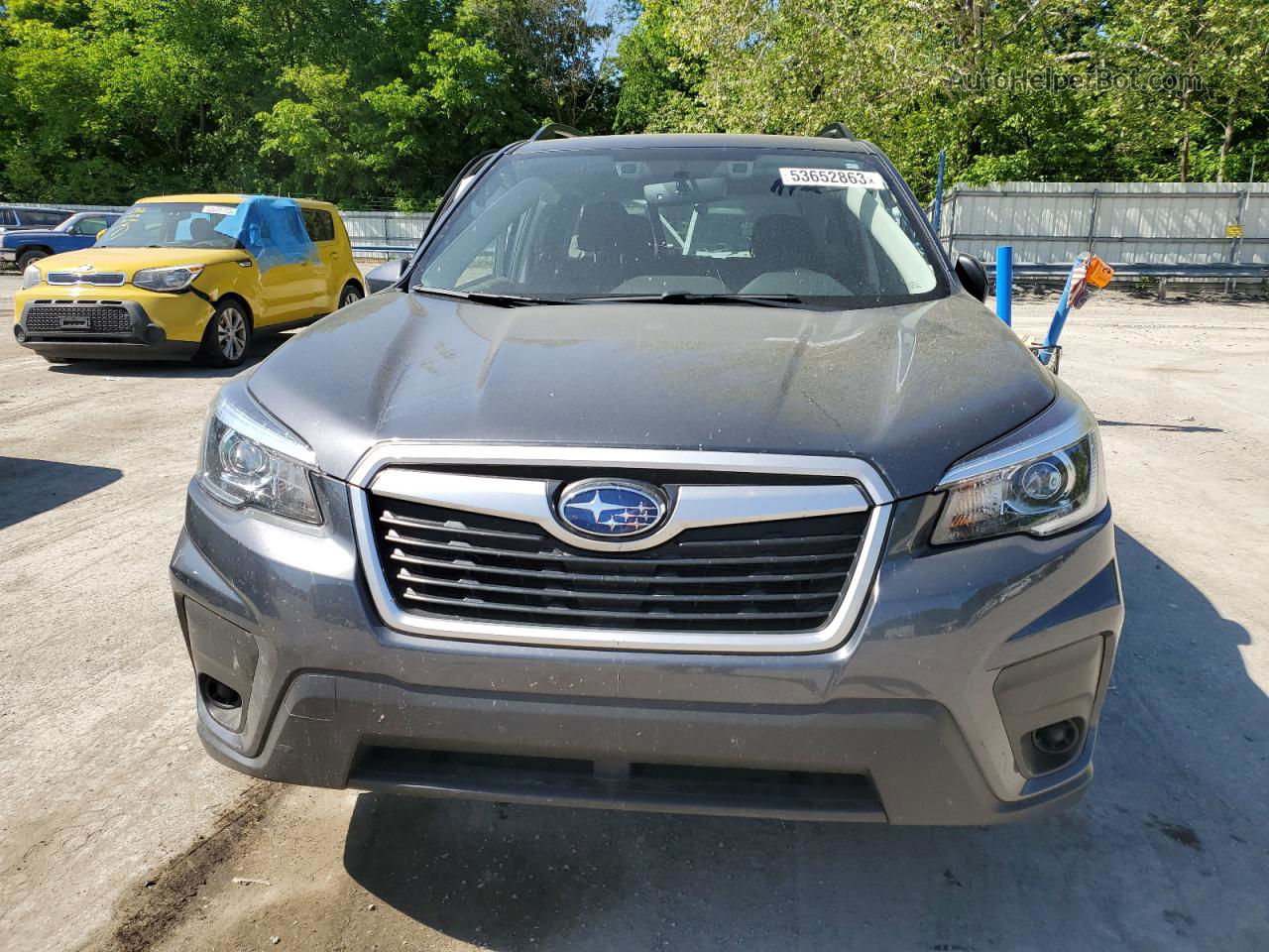 2020 Subaru Forester Premium Gray vin: JF2SKAGC3LH598696