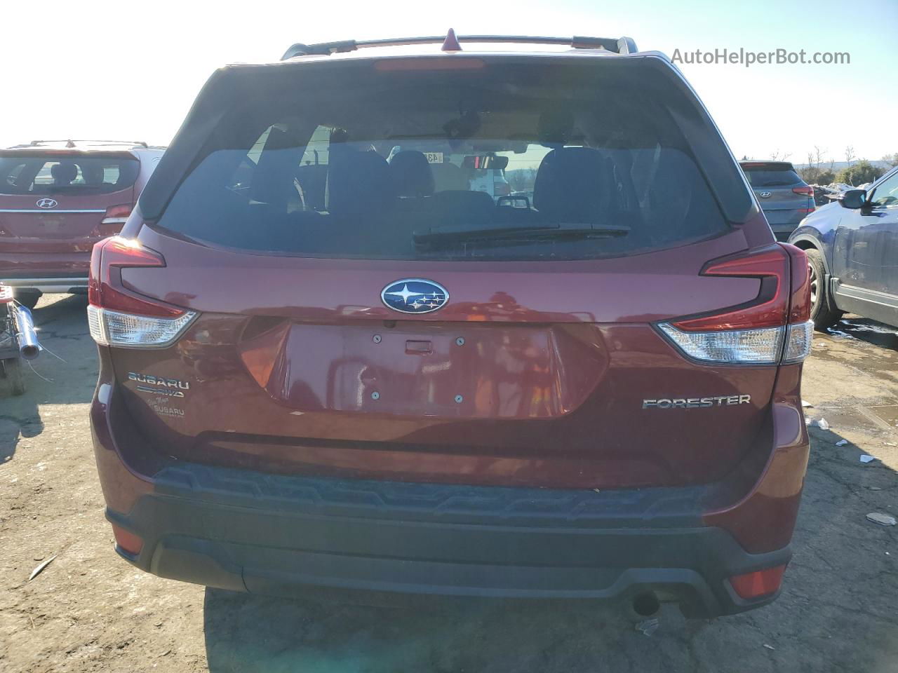 2019 Subaru Forester Premium Red vin: JF2SKAGC4KH437093