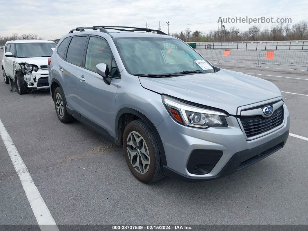 2019 Subaru Forester Premium Серебряный vin: JF2SKAGC4KH507983