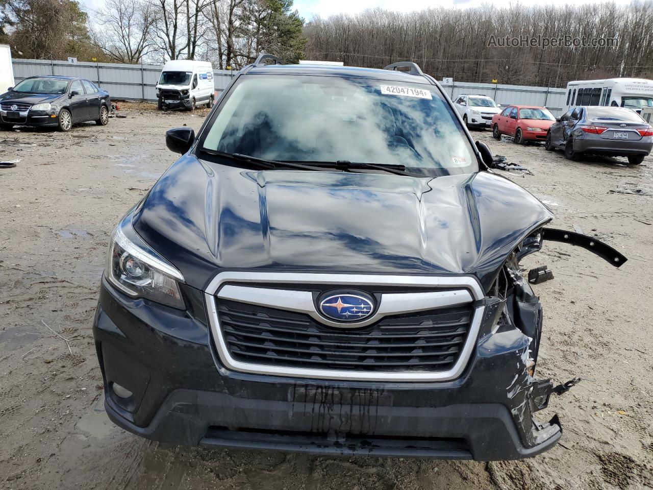 2019 Subaru Forester Premium Черный vin: JF2SKAGC4KH515033