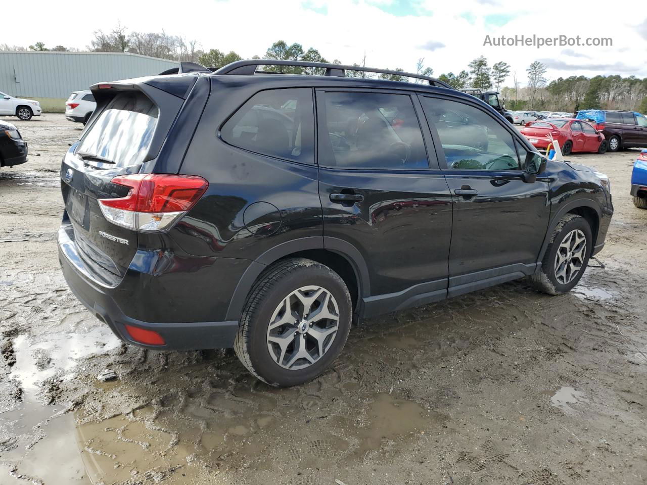 2019 Subaru Forester Premium Черный vin: JF2SKAGC4KH515033