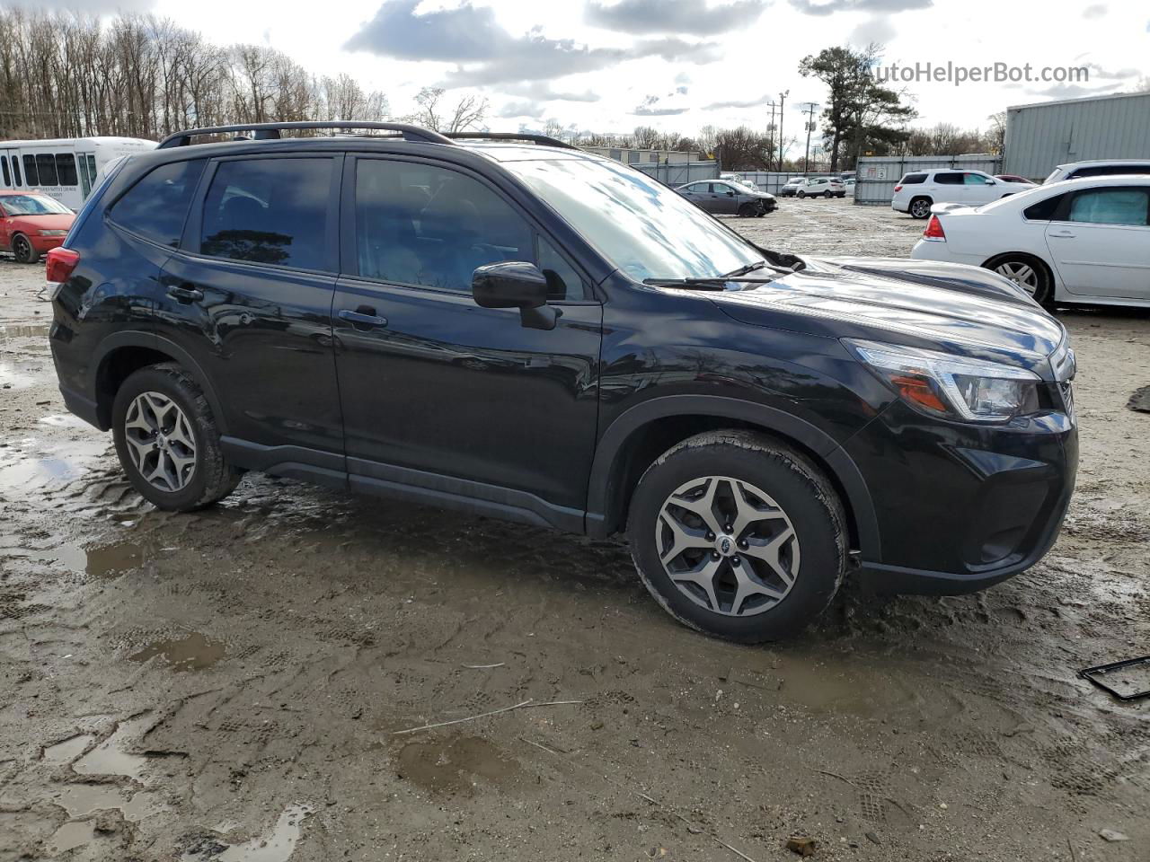 2019 Subaru Forester Premium Черный vin: JF2SKAGC4KH515033