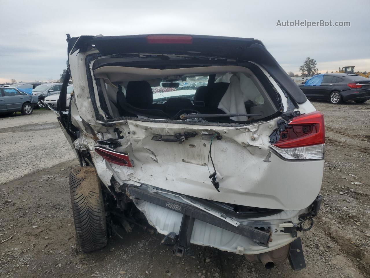 2019 Subaru Forester Premium White vin: JF2SKAGC5KH490305