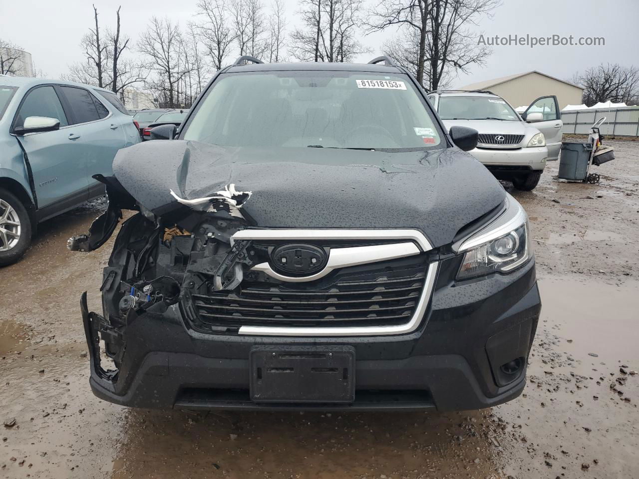 2019 Subaru Forester Premium Черный vin: JF2SKAGC5KH545819