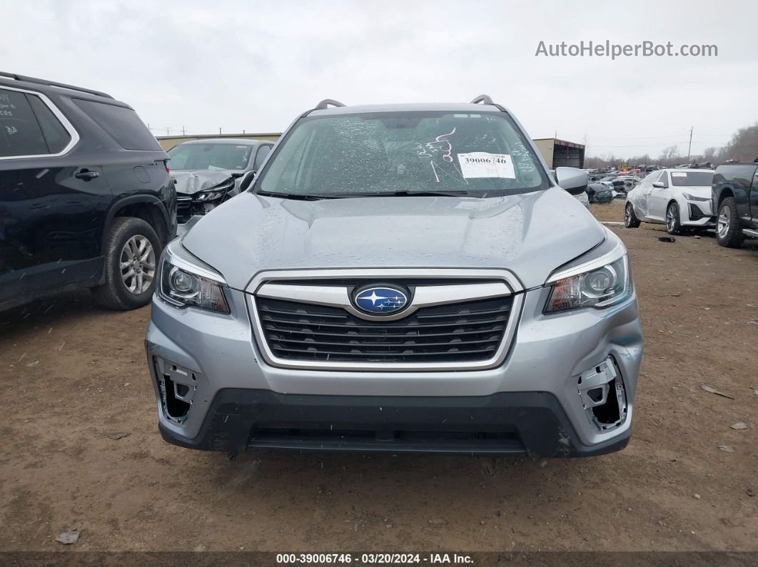 2020 Subaru Forester Premium Silver vin: JF2SKAGC5LH486837