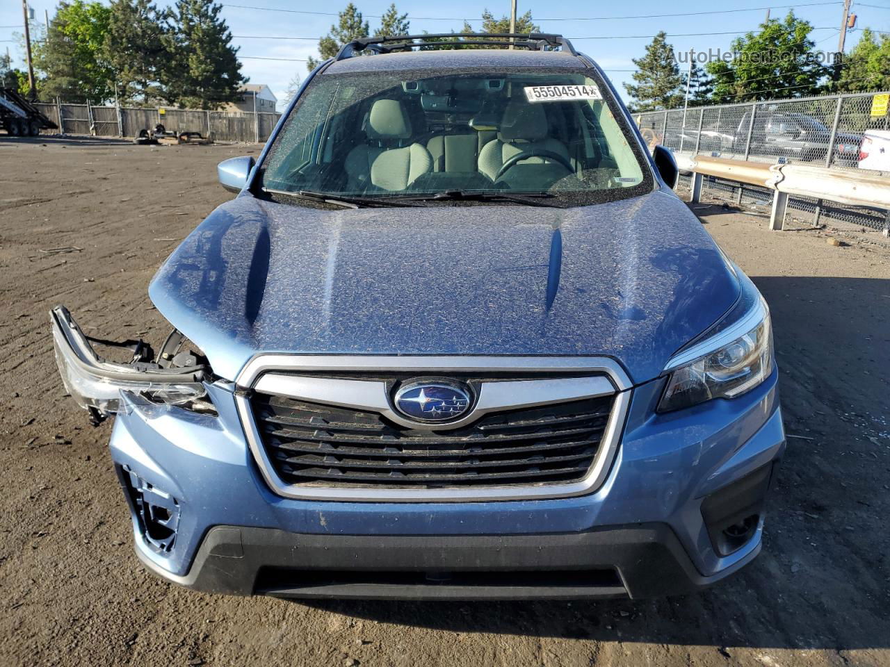 2019 Subaru Forester Premium Blue vin: JF2SKAGC6KH426371