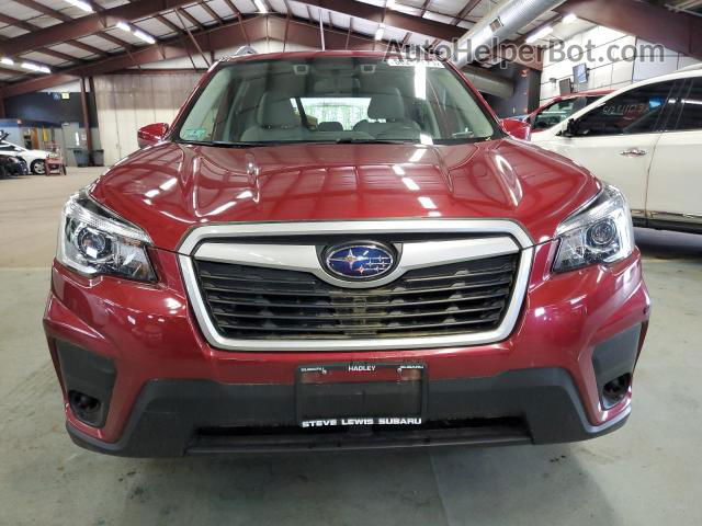 2019 Subaru Forester Premium Red vin: JF2SKAGC6KH494377