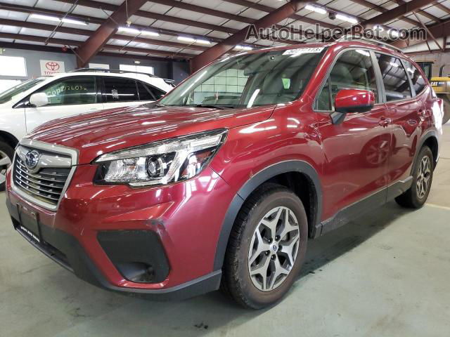 2019 Subaru Forester Premium Red vin: JF2SKAGC6KH494377