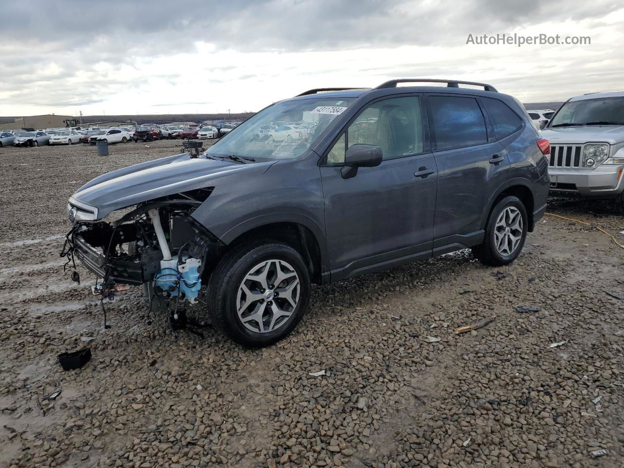 2020 Subaru Forester Premium Серый vin: JF2SKAGC6LH559052