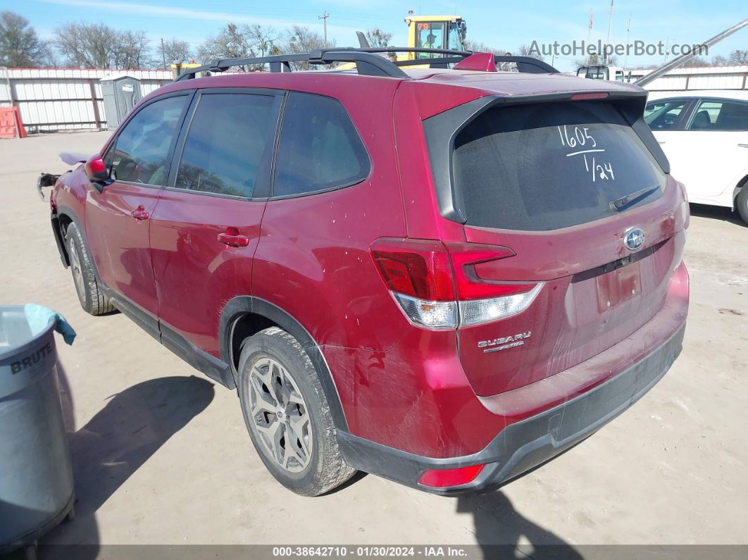 2019 Subaru Forester Premium Red vin: JF2SKAGC7KH508769