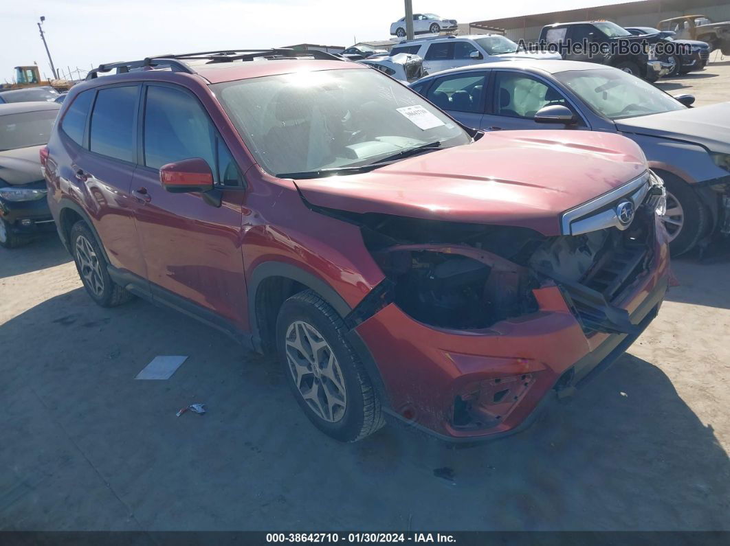 2019 Subaru Forester Premium Red vin: JF2SKAGC7KH508769