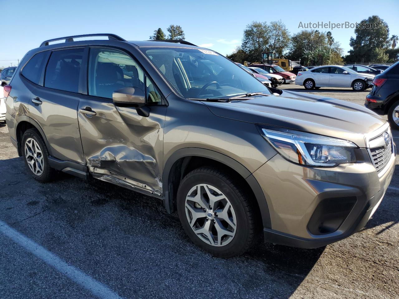 2019 Subaru Forester Premium Угольный vin: JF2SKAGC7KH519965