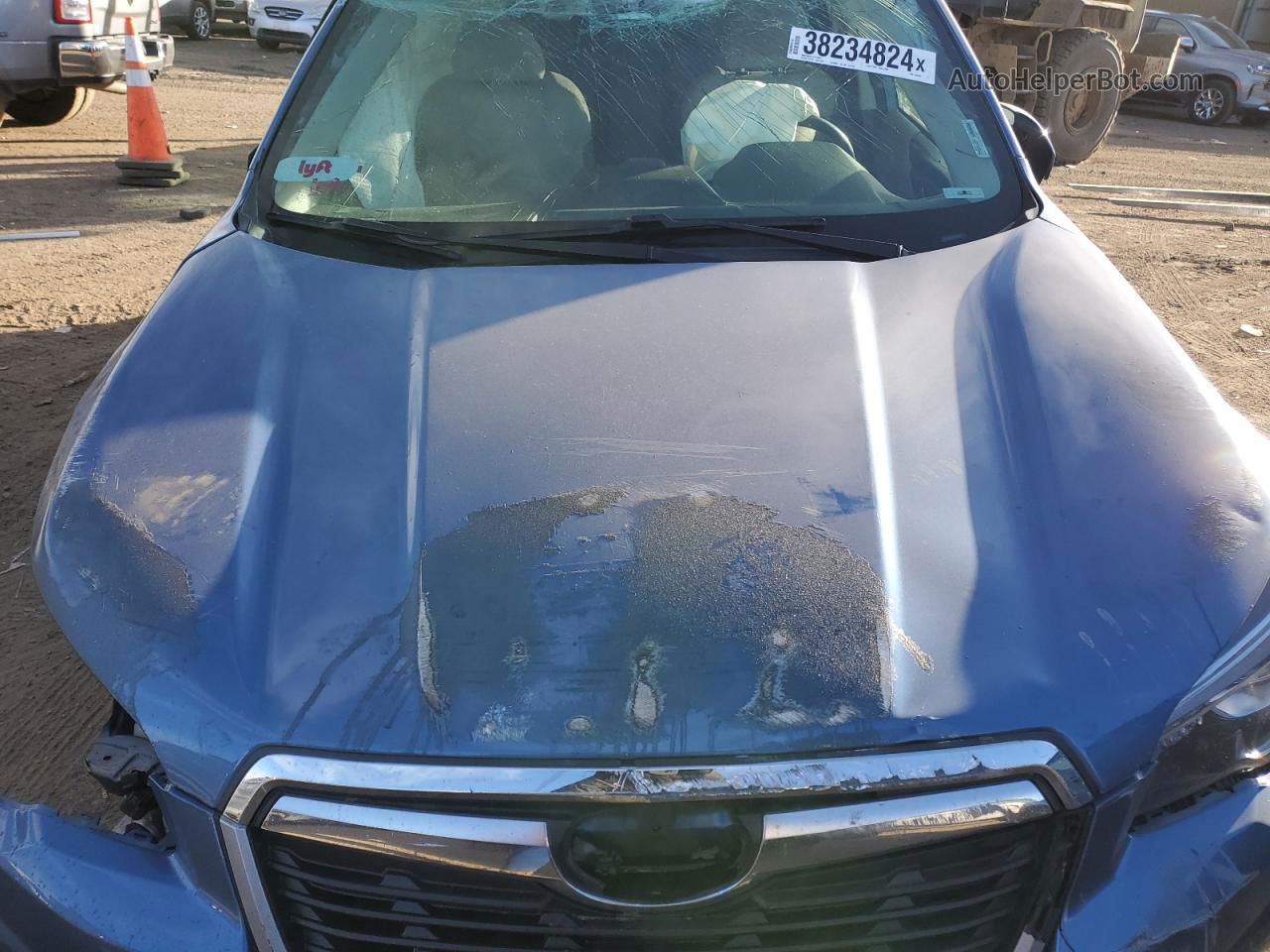 2019 Subaru Forester Premium Blue vin: JF2SKAGC7KH553033