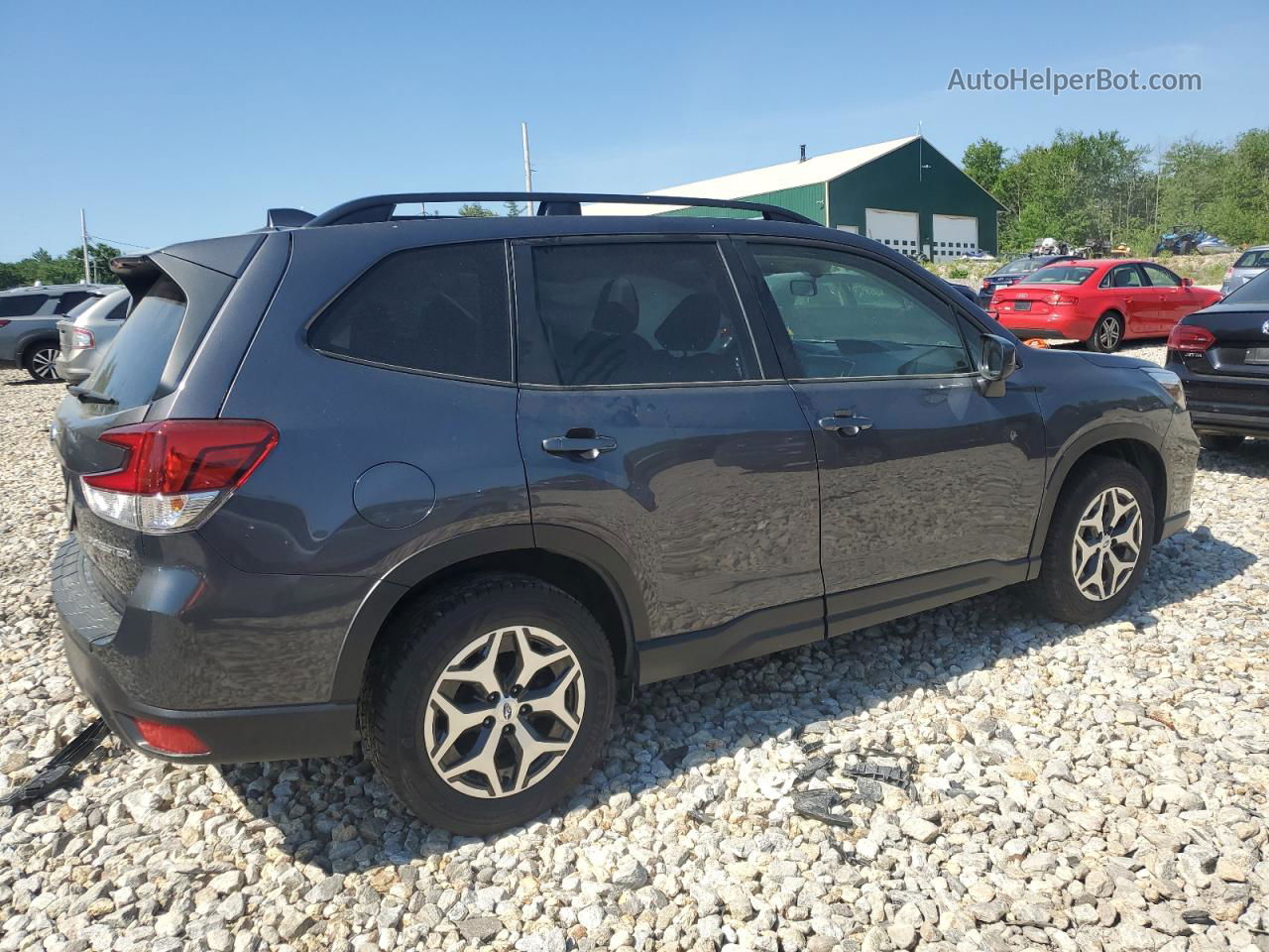 2020 Subaru Forester Premium Gray vin: JF2SKAGC7LH415333