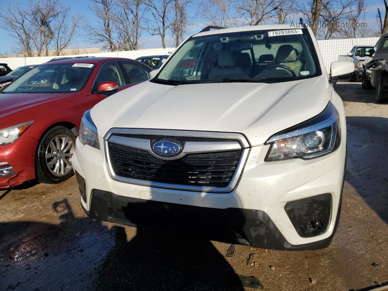 2020 Subaru Forester Premium Белый vin: JF2SKAGC7LH547959