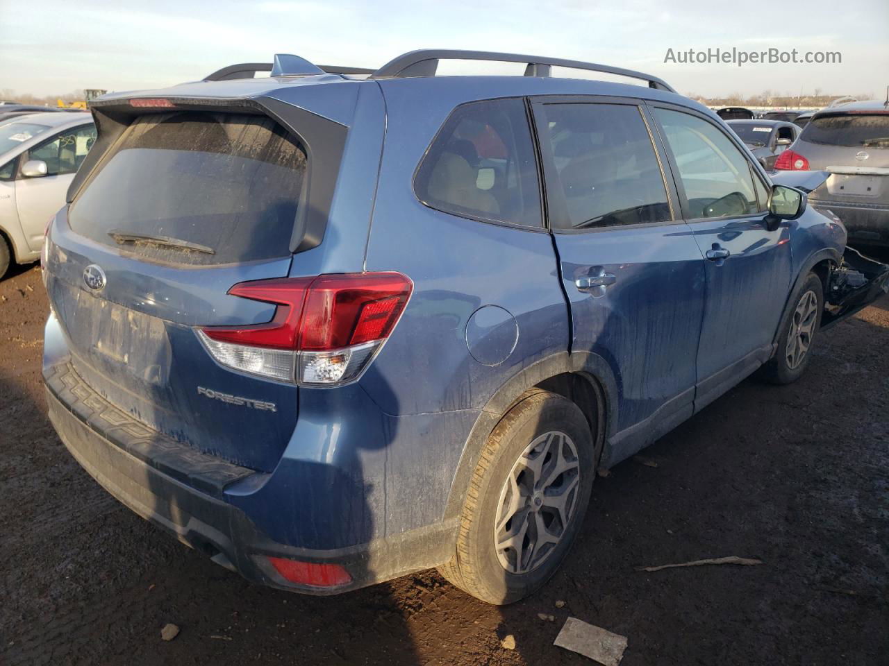 2019 Subaru Forester Premium Blue vin: JF2SKAGC8KH422256