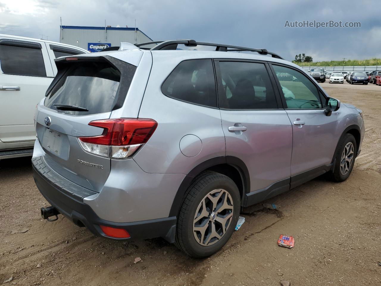 2019 Subaru Forester Premium Серебряный vin: JF2SKAGC8KH464586