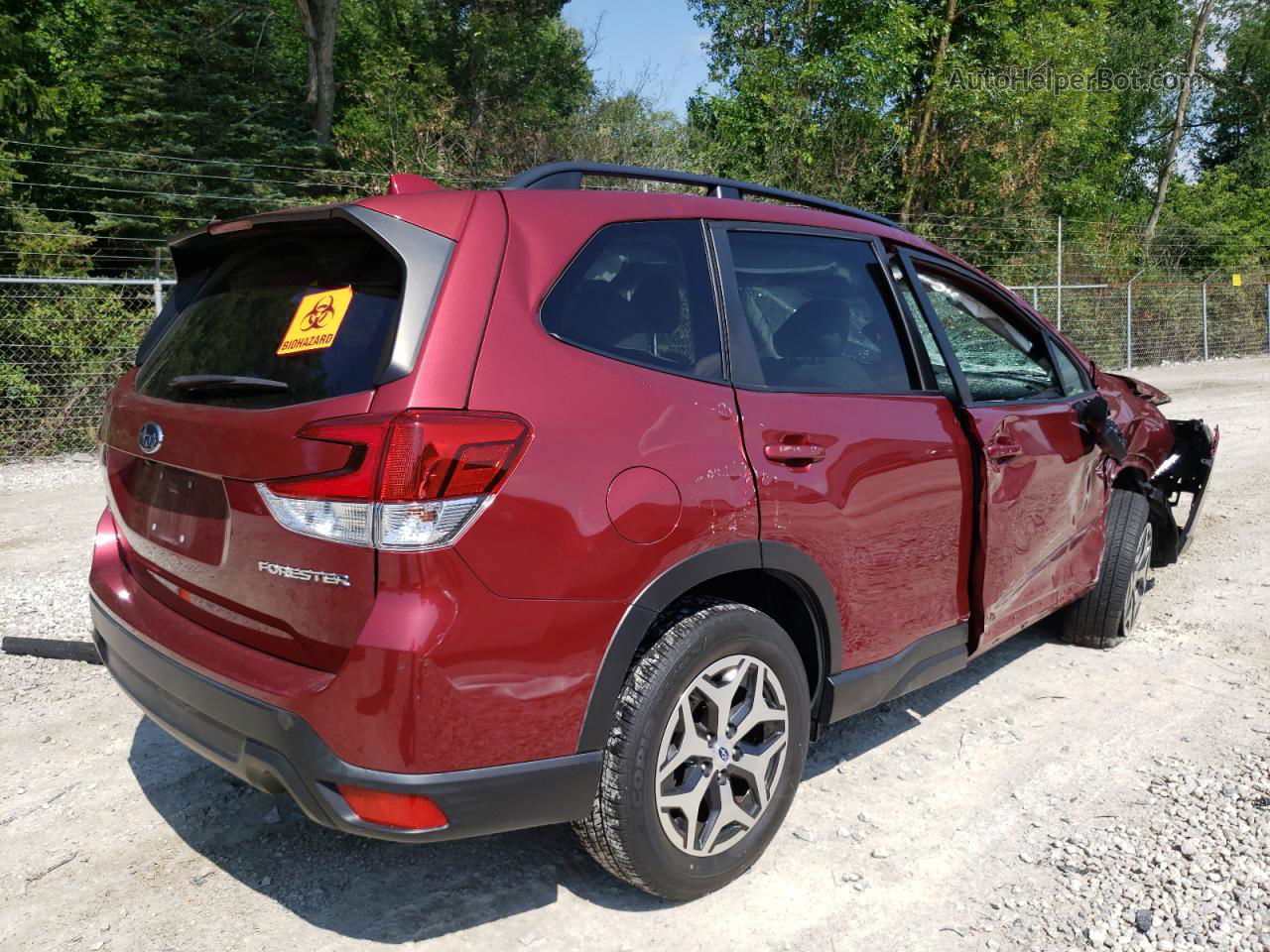 2019 Subaru Forester Premium Red vin: JF2SKAGC8KH538105