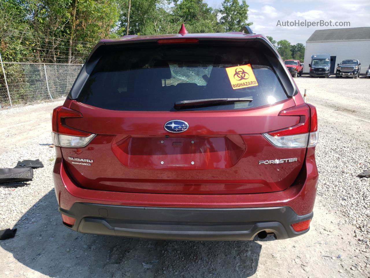 2019 Subaru Forester Premium Red vin: JF2SKAGC8KH538105