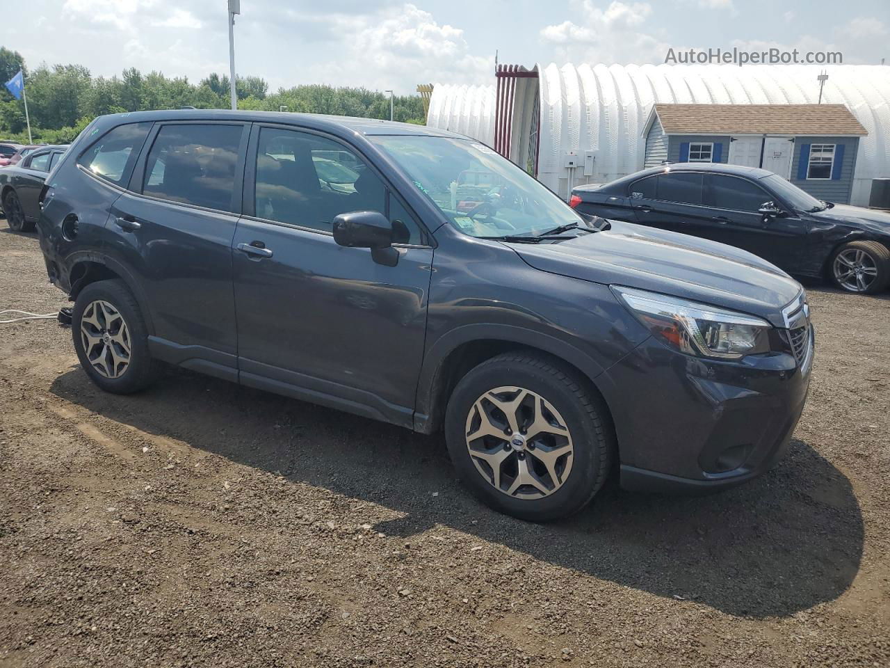 2019 Subaru Forester Premium Gray vin: JF2SKAGC9KH507591