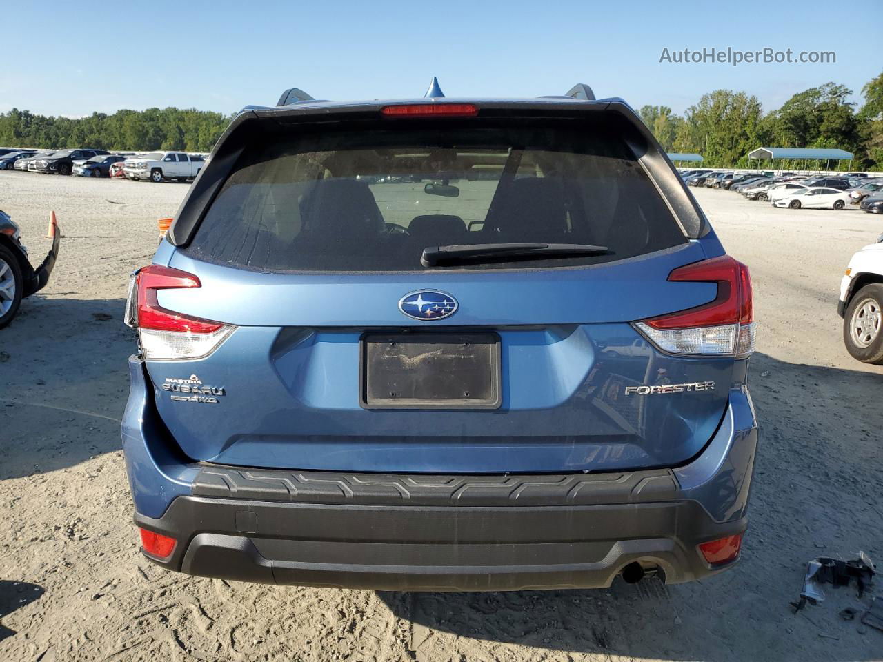 2019 Subaru Forester Premium Blue vin: JF2SKAGC9KH570819