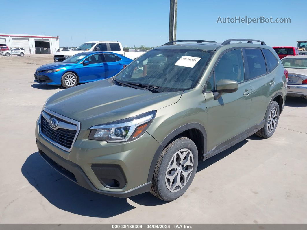 2020 Subaru Forester Premium Green vin: JF2SKAJC0LH492845