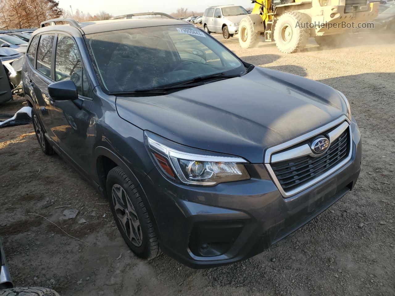 2020 Subaru Forester Premium Gray vin: JF2SKAJC0LH545155