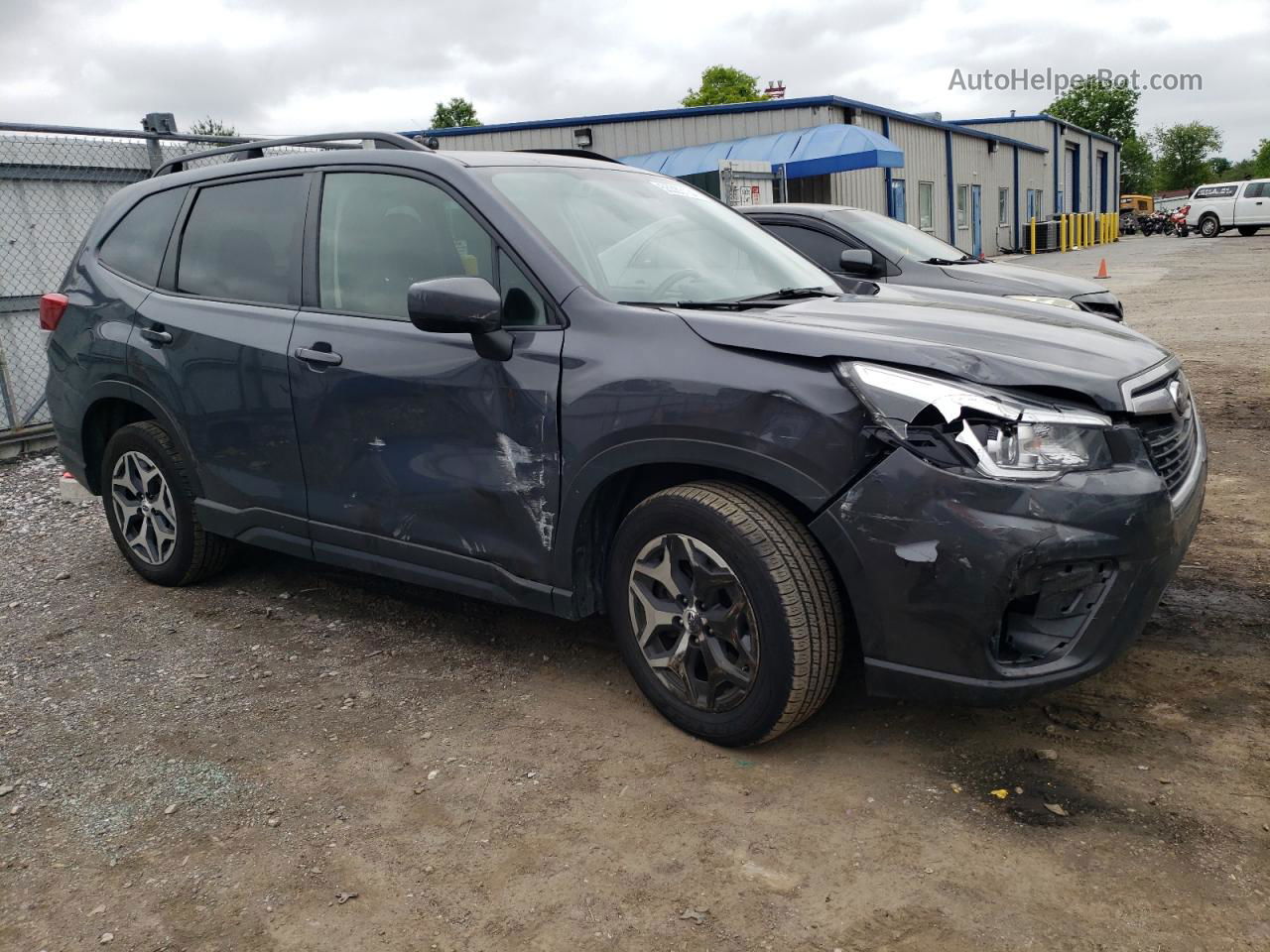 2020 Subaru Forester Premium Blue vin: JF2SKAJC0LH581489