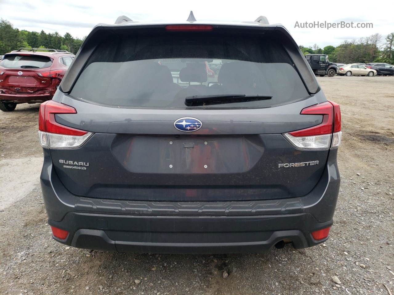 2020 Subaru Forester Premium Синий vin: JF2SKAJC0LH581489