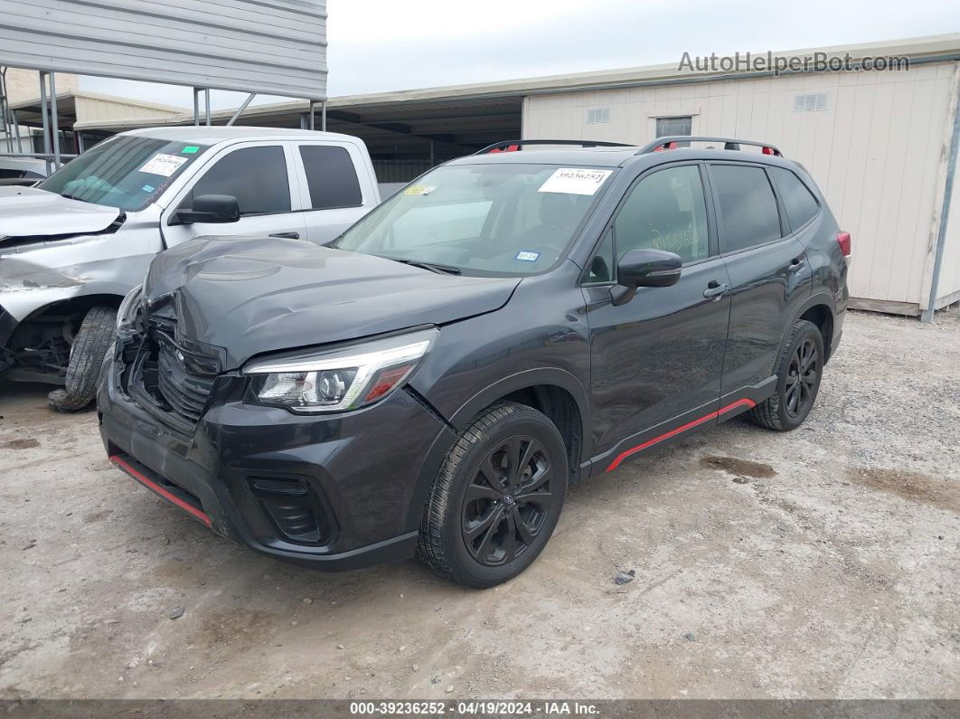 2019 Subaru Forester Sport Gray vin: JF2SKAJC1KH551626