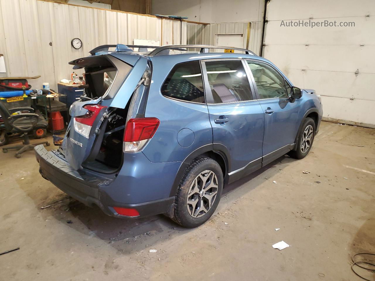 2020 Subaru Forester Premium Blue vin: JF2SKAJC1LH547044