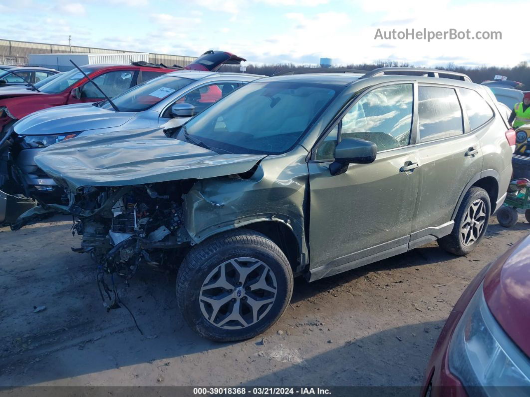 2020 Subaru Forester Premium Зеленый vin: JF2SKAJC2LH413241