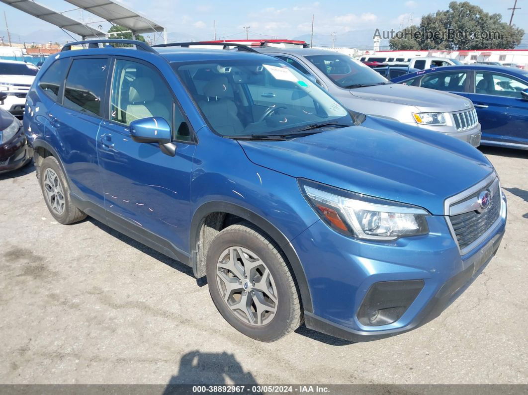 2020 Subaru Forester Premium Синий vin: JF2SKAJC2LH425227