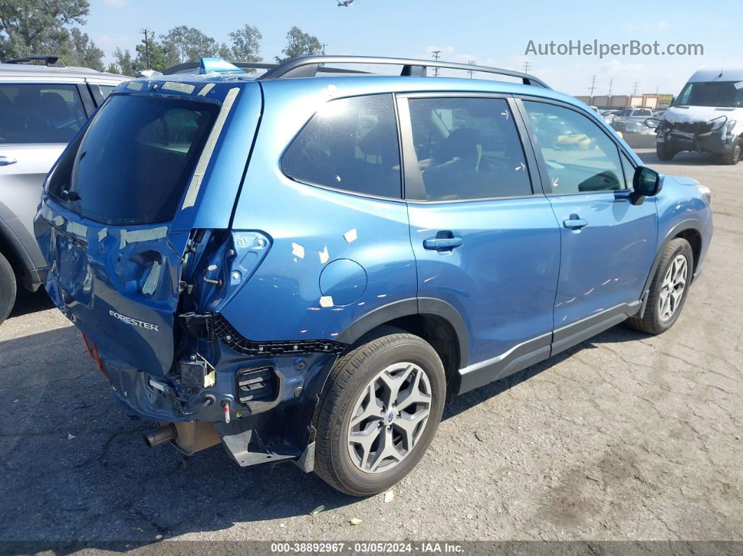 2020 Subaru Forester Premium Blue vin: JF2SKAJC2LH425227