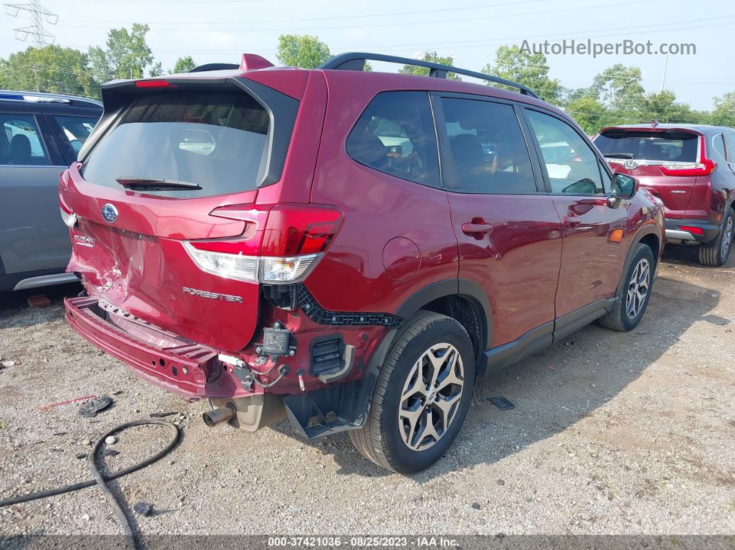 2020 Subaru Forester Premium Maroon vin: JF2SKAJC2LH451200