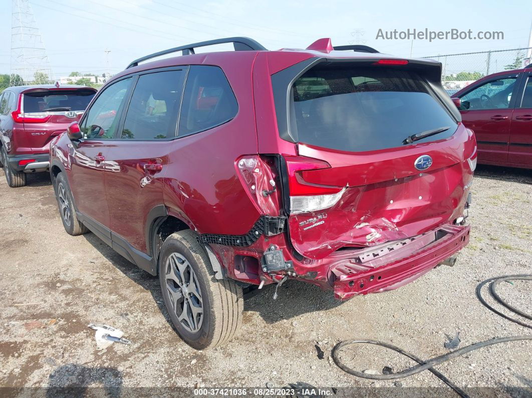 2020 Subaru Forester Premium Темно-бордовый vin: JF2SKAJC2LH451200