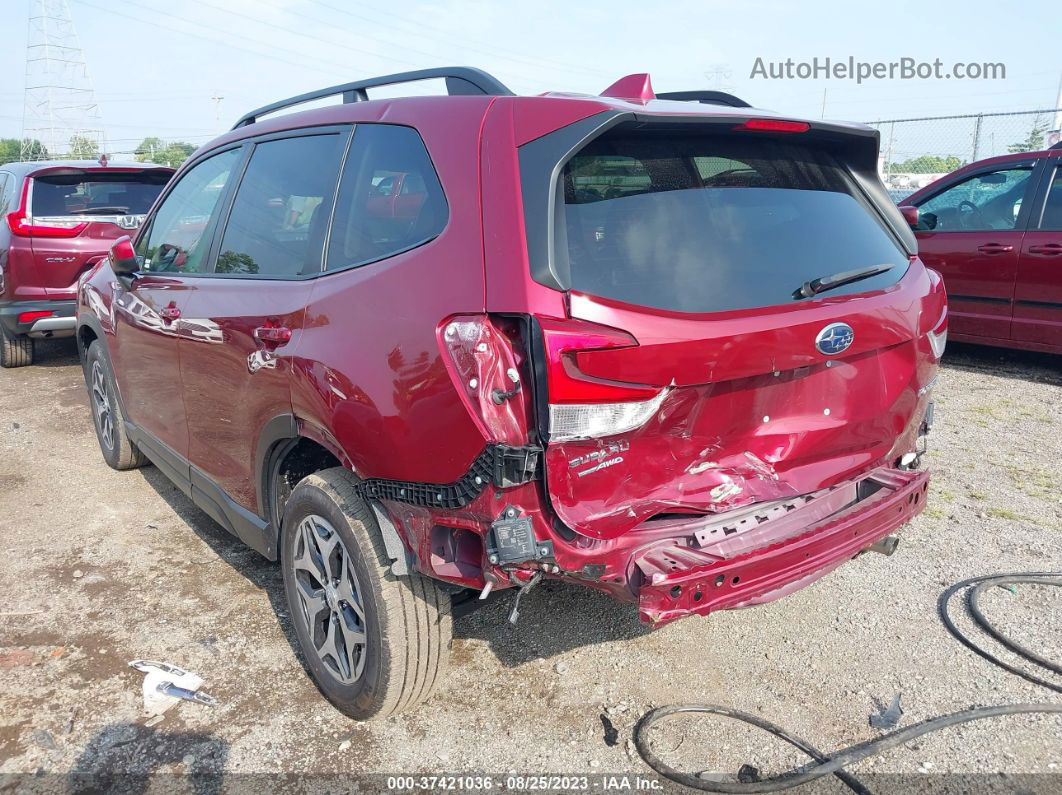 2020 Subaru Forester Premium Maroon vin: JF2SKAJC2LH451200