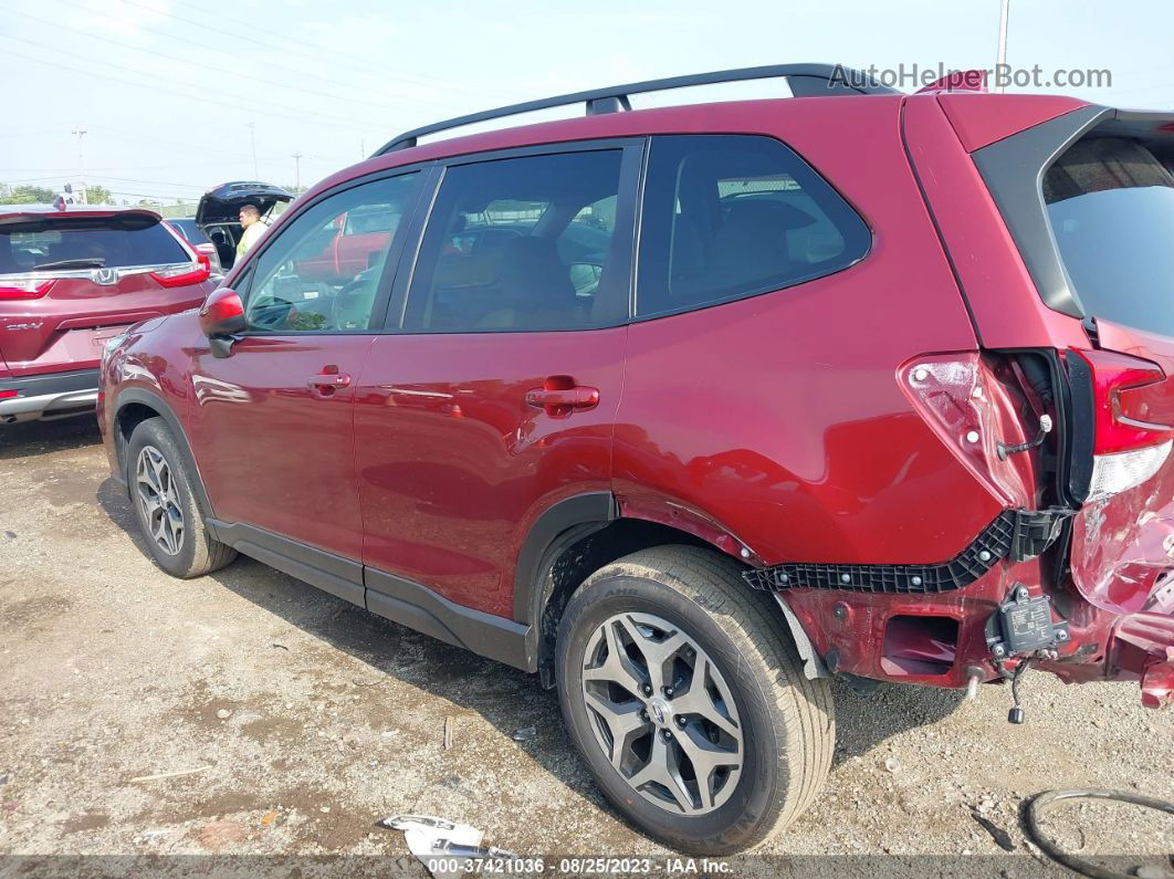 2020 Subaru Forester Premium Maroon vin: JF2SKAJC2LH451200