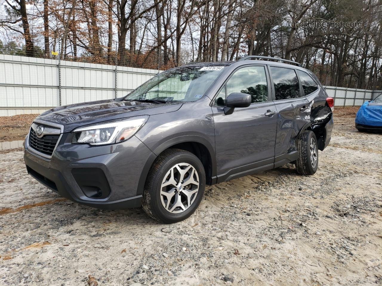 2020 Subaru Forester Premium Gray vin: JF2SKAJC2LH532312