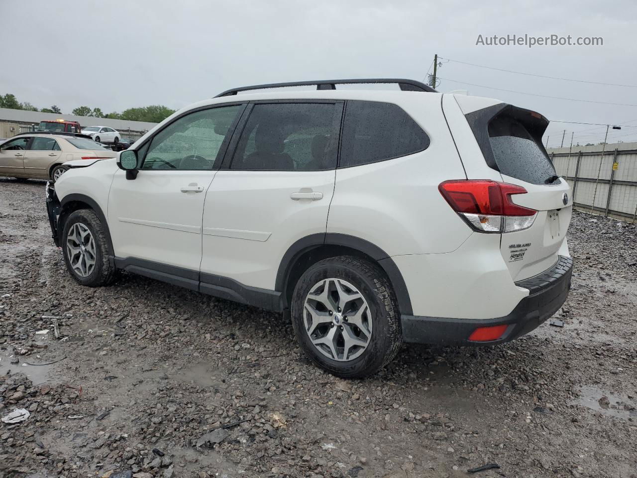 2020 Subaru Forester Premium Белый vin: JF2SKAJC2LH594874