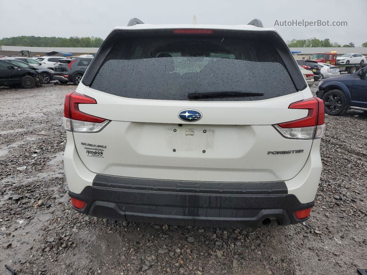 2020 Subaru Forester Premium Белый vin: JF2SKAJC2LH594874