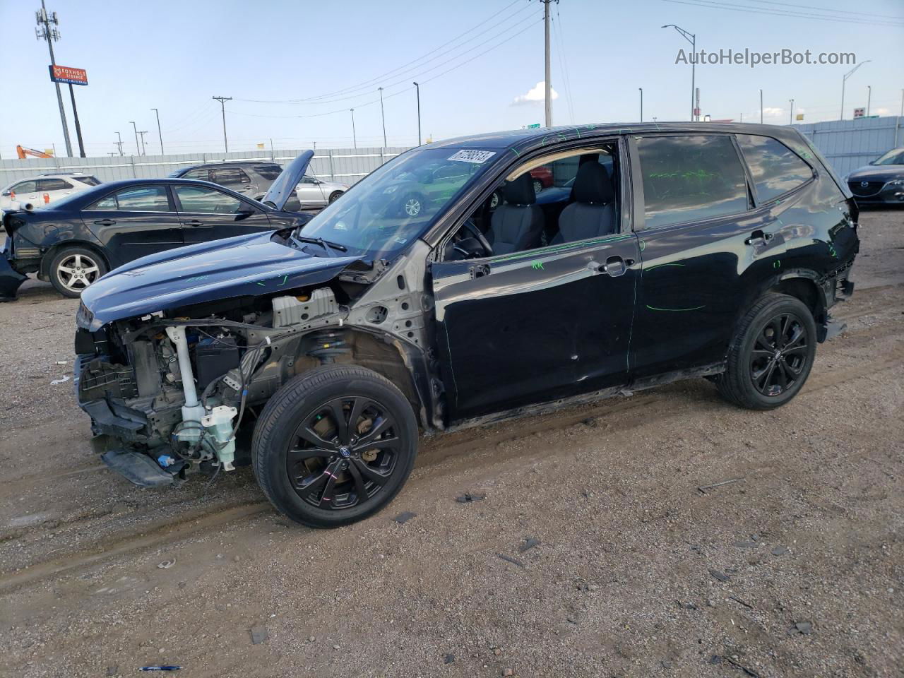 2019 Subaru Forester Sport Black vin: JF2SKAJC3KH428765